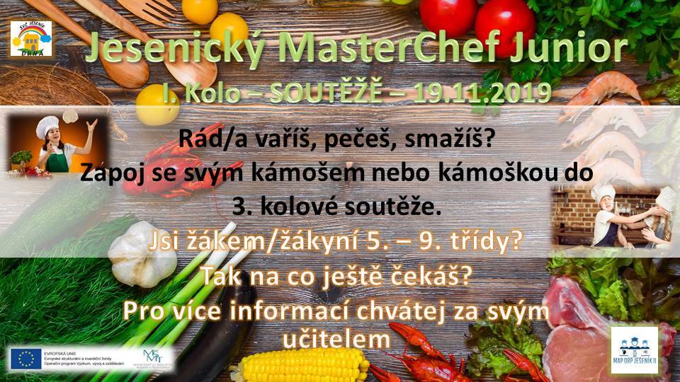 listopad 2019/ září 2020 Jesenický MasterChef Junior