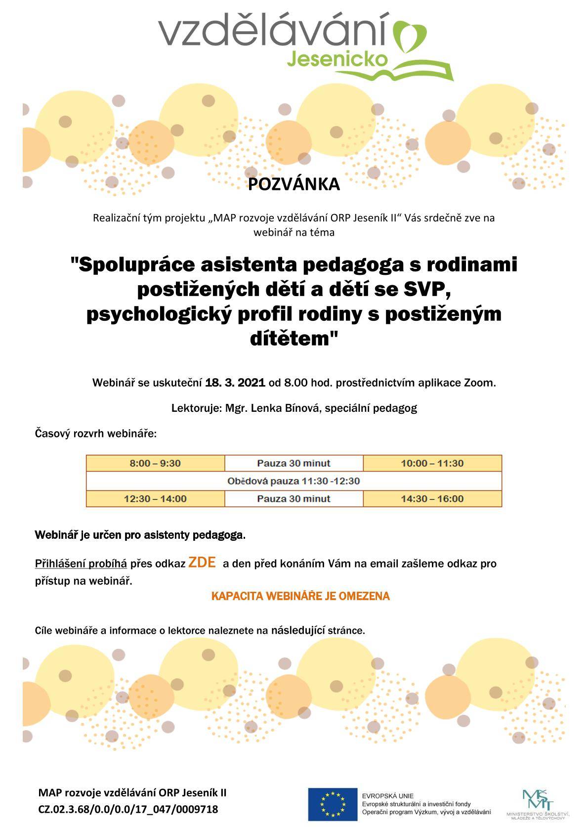 18.3.2021 Webinář na téma 