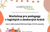 5.1. 2023 Workshop pro pedagogy v logických a deskových hrách